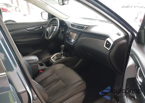 2016 Nissan Rogue Sl из США, поврежденный, VIN 5N1AT2MV6GC765795